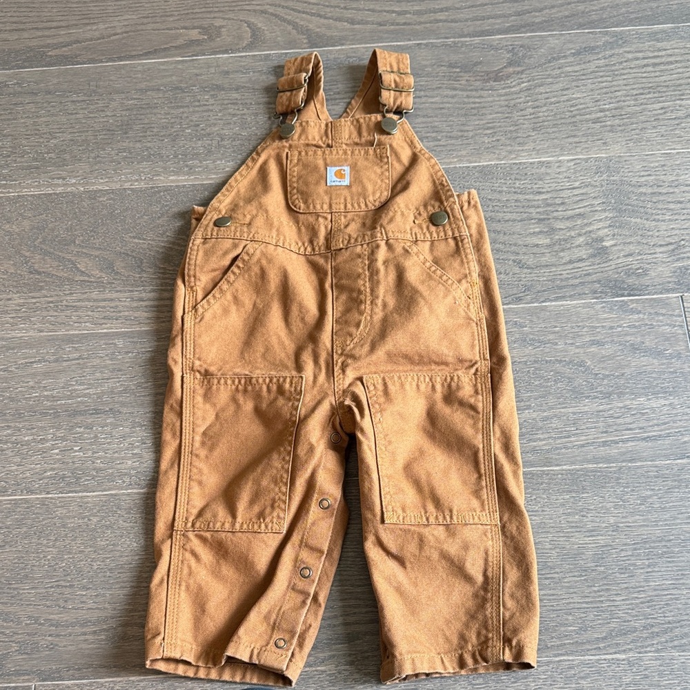 Carhartt Kids Tan Overalls